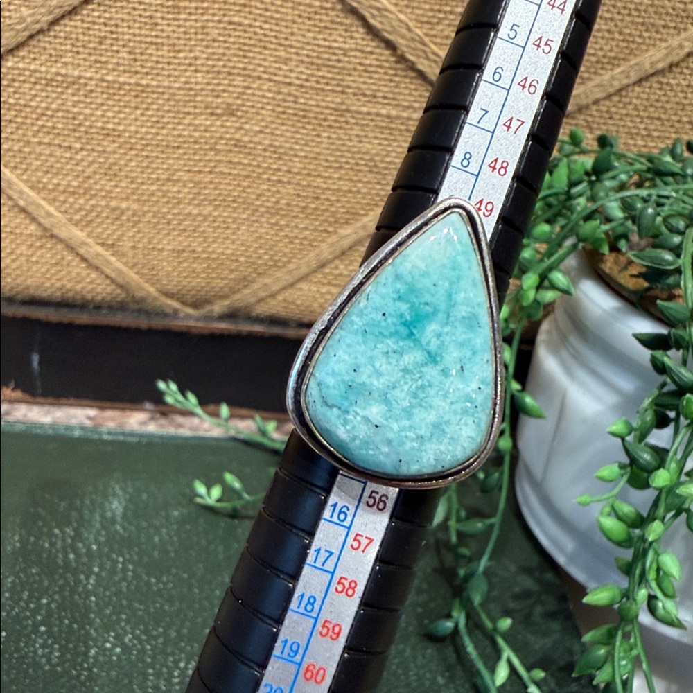 925 Amazonite Ring - image 8